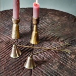 Star Brass Candle Snuffer by Nkuku